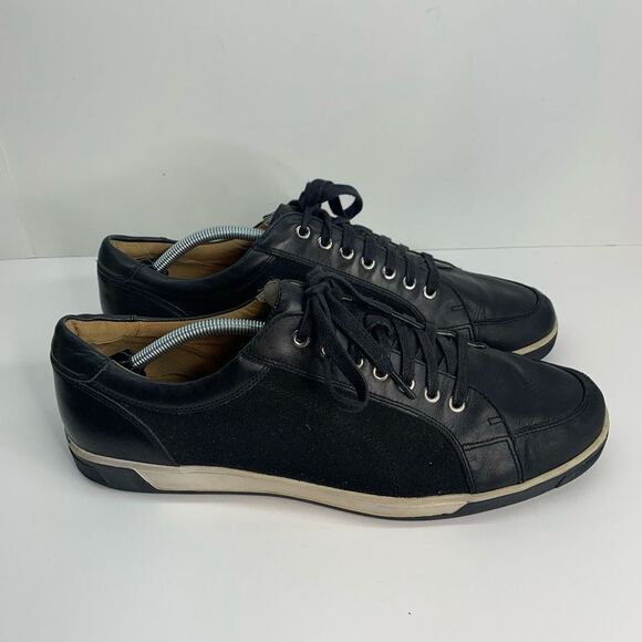 Cole Haan Men's Black Vartan Sport FT C12195 Leather Oxford Shoes Style Size 12M - Picture 1 of 10